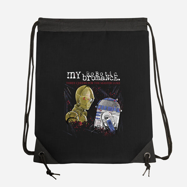 My Robotic Bromance-None-Drawstring-Bag-zascanauta
