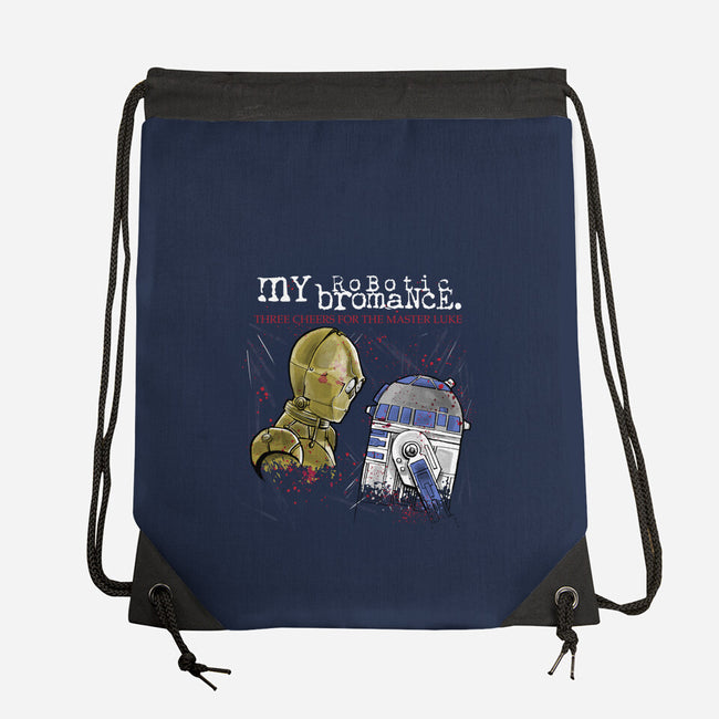 My Robotic Bromance-None-Drawstring-Bag-zascanauta