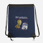 My Robotic Bromance-None-Drawstring-Bag-zascanauta