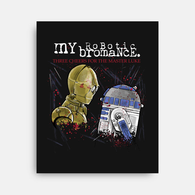 My Robotic Bromance-None-Stretched-Canvas-zascanauta