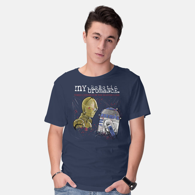 My Robotic Bromance-Mens-Basic-Tee-zascanauta