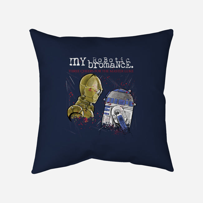 My Robotic Bromance-None-Removable Cover w Insert-Throw Pillow-zascanauta