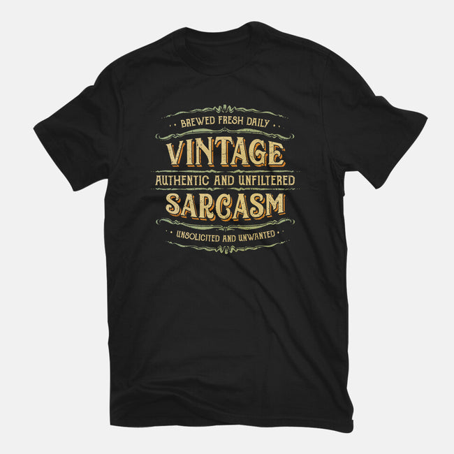 Vintage Sarcasm-Mens-Basic-Tee-kg07