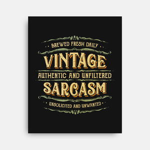 Vintage Sarcasm-None-Stretched-Canvas-kg07