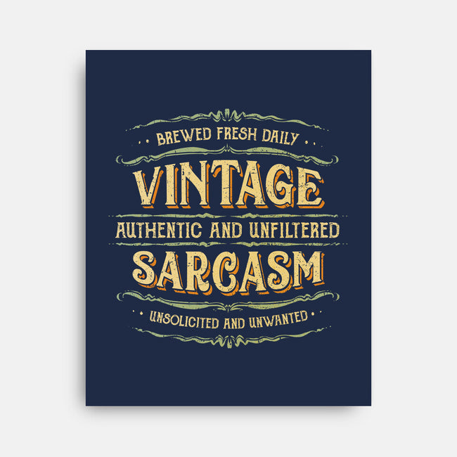 Vintage Sarcasm-None-Stretched-Canvas-kg07