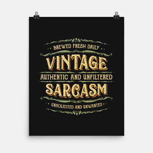Vintage Sarcasm-None-Matte-Poster-kg07