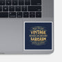 Vintage Sarcasm-None-Glossy-Sticker-kg07