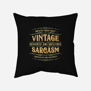 Vintage Sarcasm-None-Removable Cover w Insert-Throw Pillow-kg07