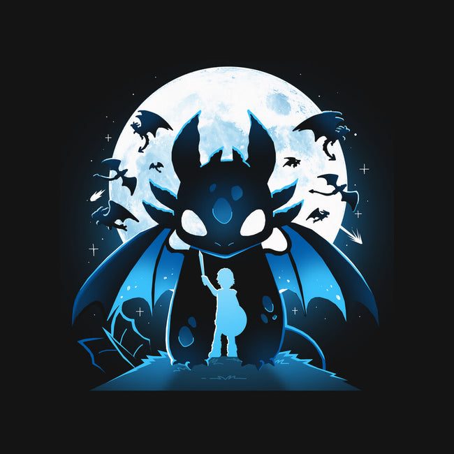 Dragon Fly Moon-Unisex-Pullover-Sweatshirt-Vallina84
