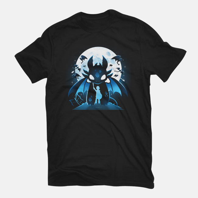 Dragon Fly Moon-Mens-Basic-Tee-Vallina84