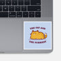 The Fat And The Furriest-None-Glossy-Sticker-kg07
