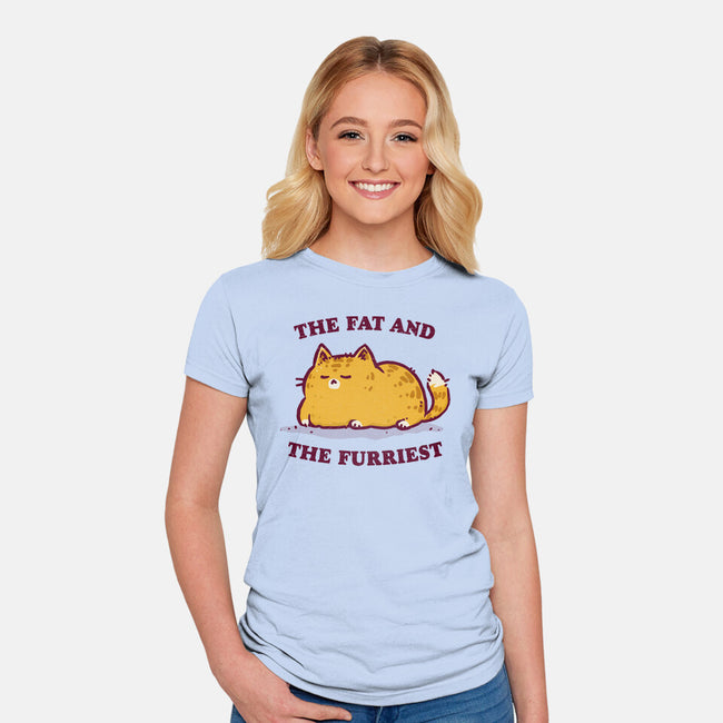 The Fat And The Furriest-Womens-Fitted-Tee-kg07