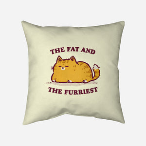 The Fat And The Furriest-None-Removable Cover w Insert-Throw Pillow-kg07