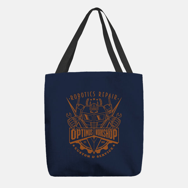 Optimus Workshop-None-Basic Tote-Bag-Getsousa!