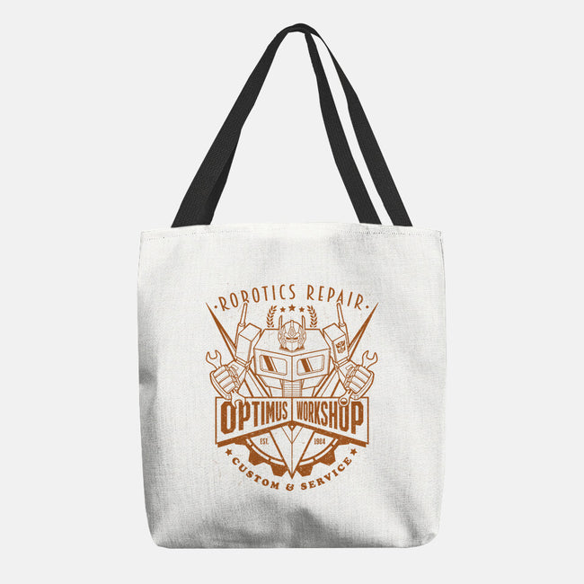 Optimus Workshop-None-Basic Tote-Bag-Getsousa!