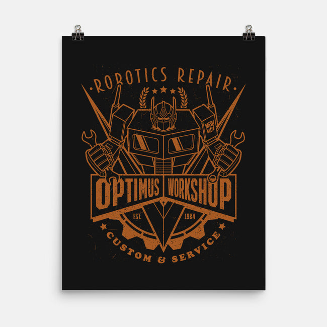 Optimus Workshop-None-Matte-Poster-Getsousa!