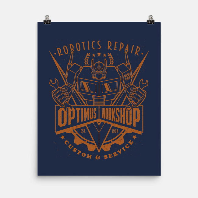 Optimus Workshop-None-Matte-Poster-Getsousa!
