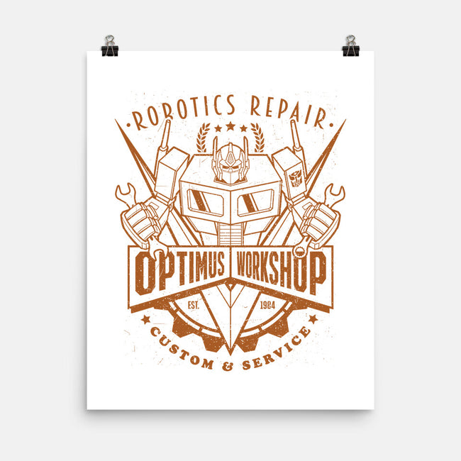 Optimus Workshop-None-Matte-Poster-Getsousa!