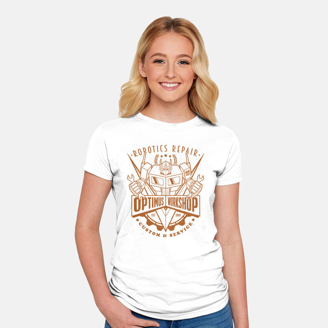 Optimus Workshop-Womens-Fitted-Tee-Getsousa!