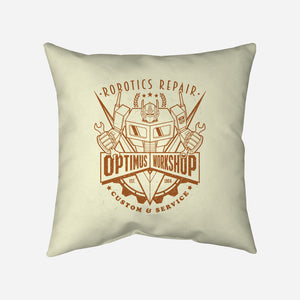 Optimus Workshop-None-Removable Cover w Insert-Throw Pillow-Getsousa!