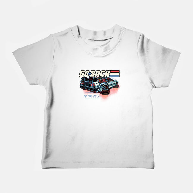 Go Back To The 80s-Baby-Basic-Tee-momma_gorilla