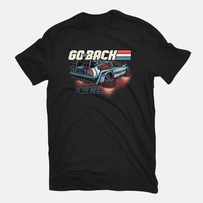 Go Back To The 80s-Womens-Fitted-Tee-momma_gorilla