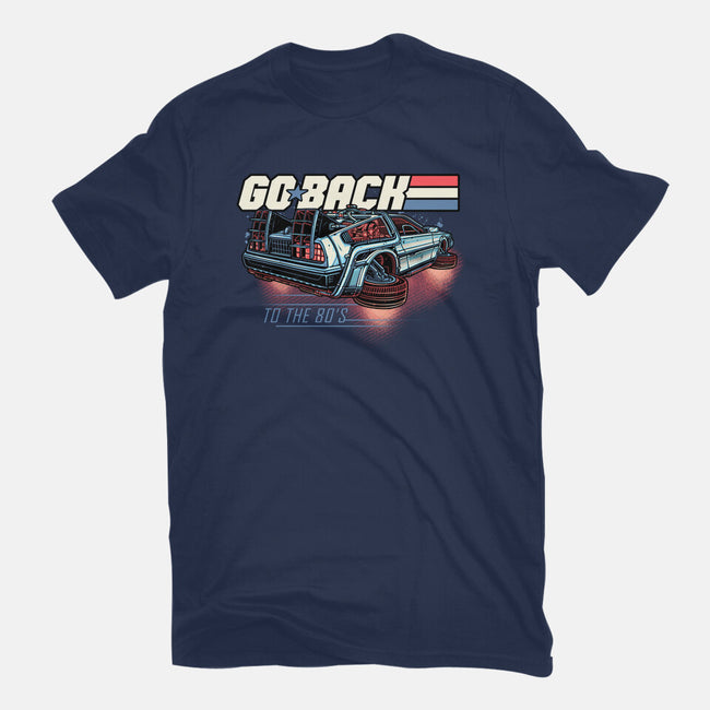 Go Back To The 80s-Womens-Fitted-Tee-momma_gorilla