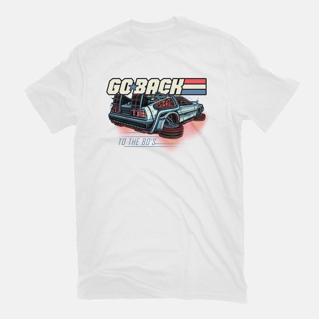 Go Back To The 80s-Womens-Fitted-Tee-momma_gorilla