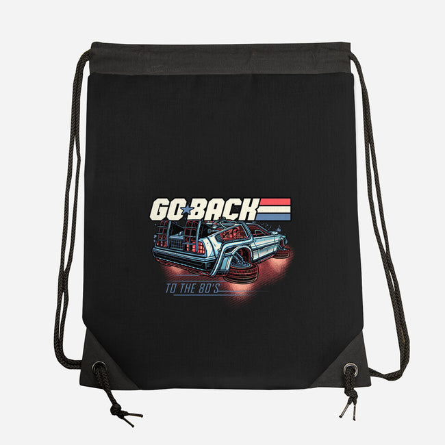 Go Back To The 80s-None-Drawstring-Bag-momma_gorilla