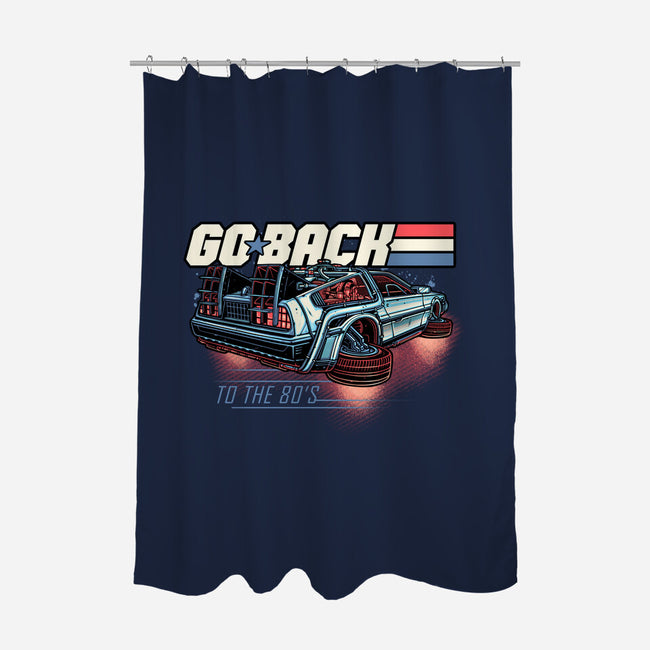 Go Back To The 80s-None-Polyester-Shower Curtain-momma_gorilla