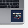 Go Back To The 80s-None-Glossy-Sticker-momma_gorilla