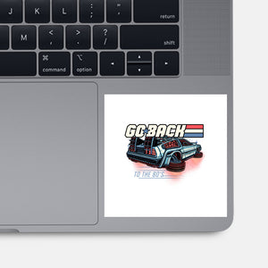 Go Back To The 80s-None-Glossy-Sticker-momma_gorilla