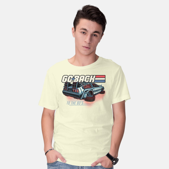 Go Back To The 80s-Mens-Basic-Tee-momma_gorilla