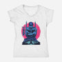Three Swords Pirate-Womens-V-Neck-Tee-rmatix