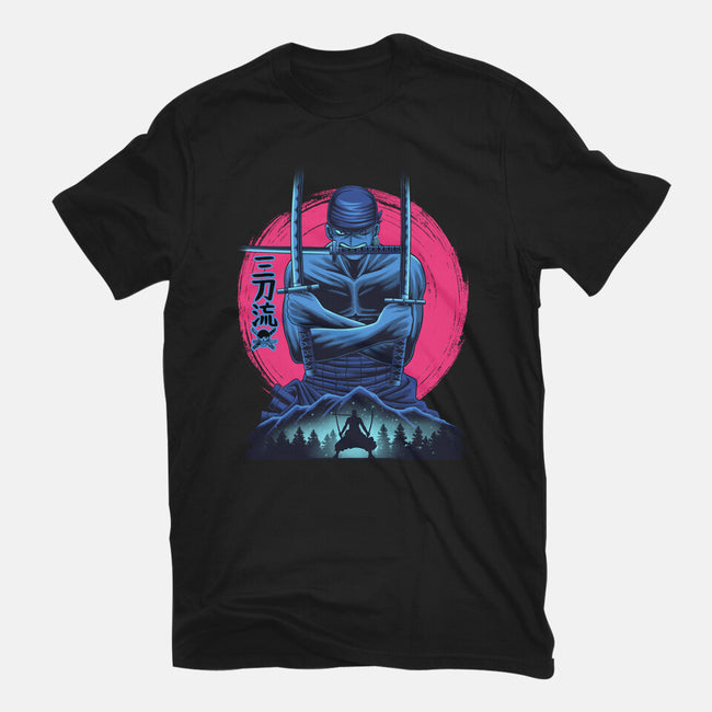 Three Swords Pirate-Womens-Fitted-Tee-rmatix