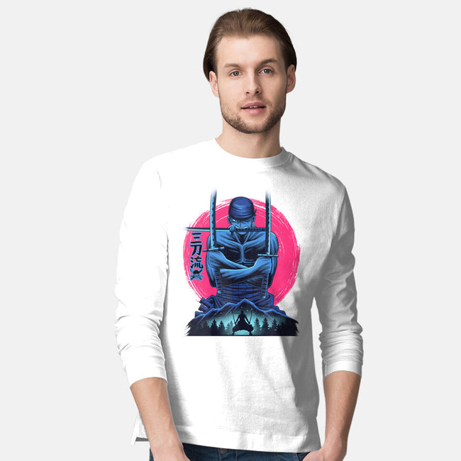 Three Swords Pirate-Mens-Long Sleeved-Tee-rmatix