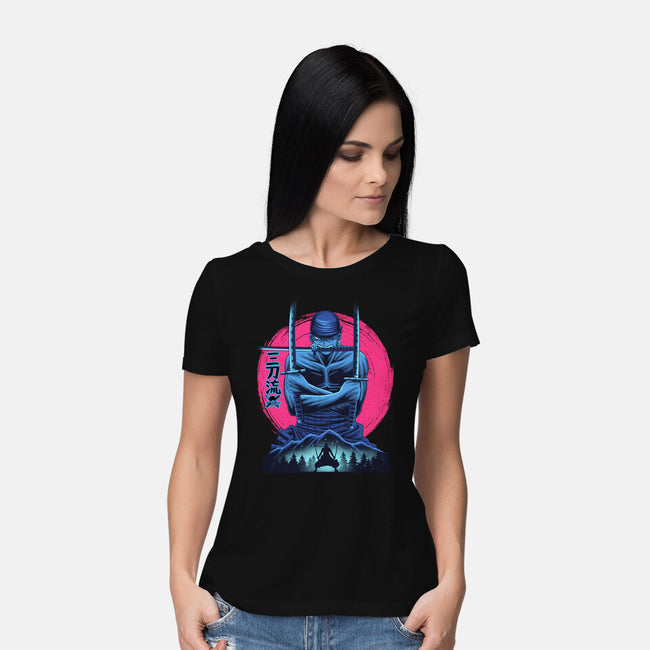 Three Swords Pirate-Womens-Basic-Tee-rmatix