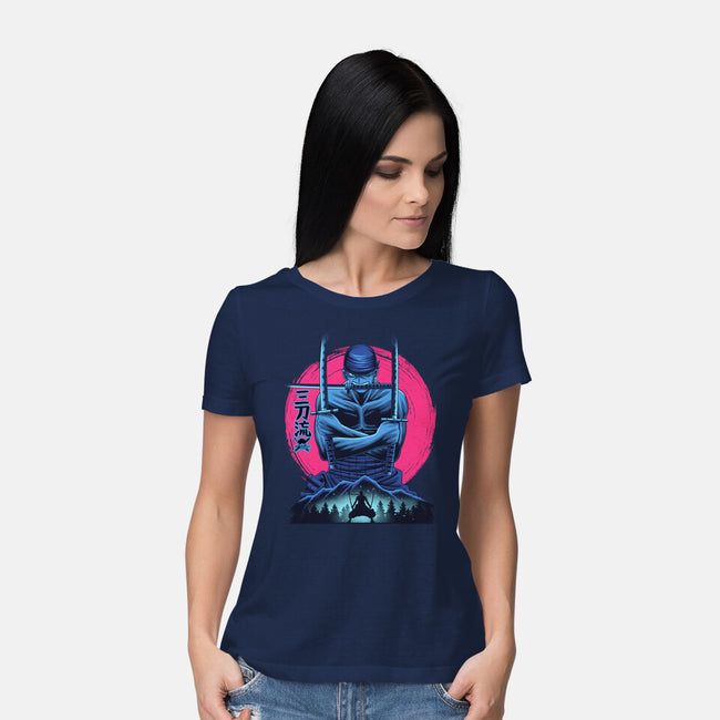 Three Swords Pirate-Womens-Basic-Tee-rmatix