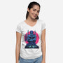 Three Swords Pirate-Womens-V-Neck-Tee-rmatix