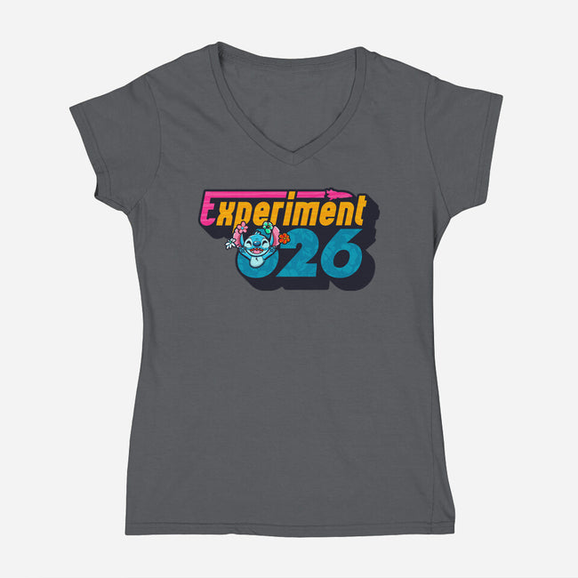 Experiment 626-Womens-V-Neck-Tee-Arinesart