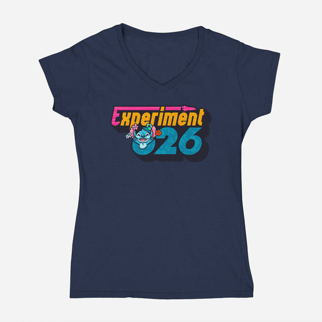 Experiment 626-Womens-V-Neck-Tee-Arinesart