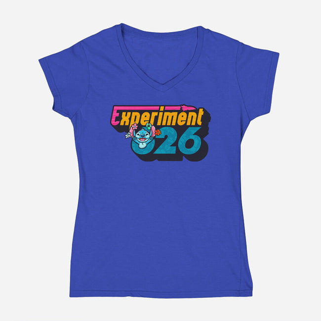 Experiment 626-Womens-V-Neck-Tee-Arinesart
