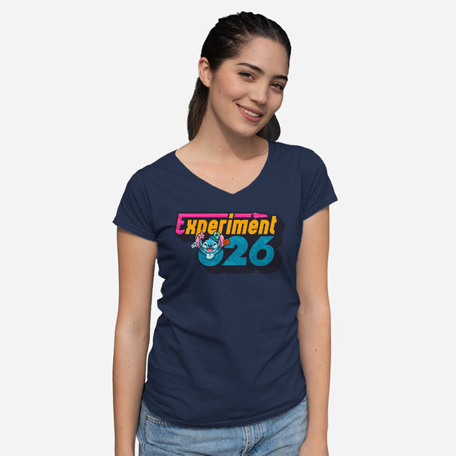 Experiment 626-Womens-V-Neck-Tee-Arinesart