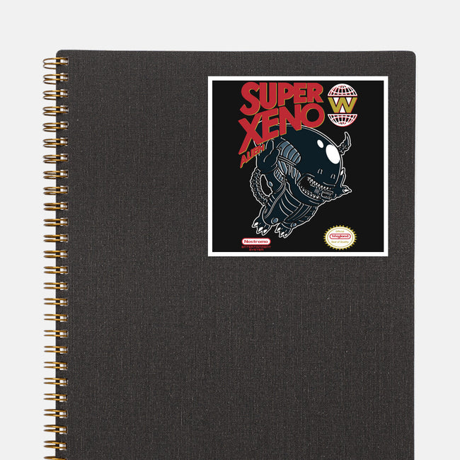 Super Xeno Alien-None-Glossy-Sticker-Arinesart