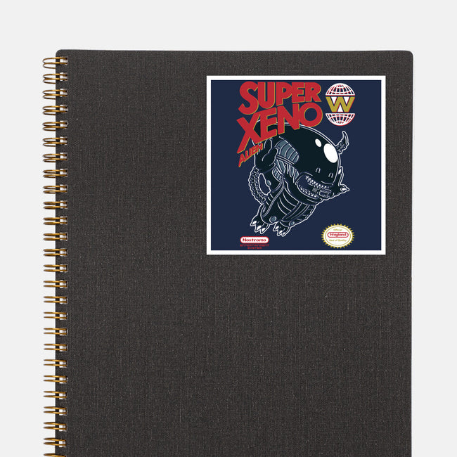 Super Xeno Alien-None-Glossy-Sticker-Arinesart