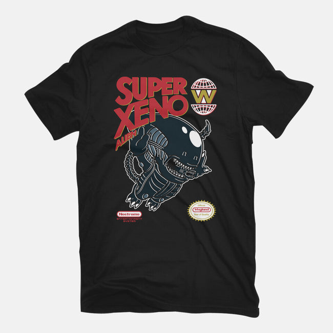 Super Xeno Alien-Womens-Fitted-Tee-Arinesart