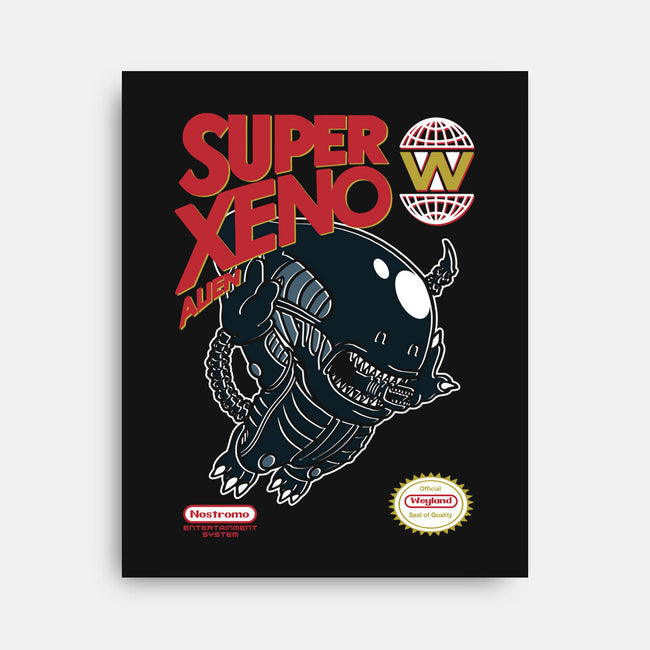 Super Xeno Alien-None-Stretched-Canvas-Arinesart