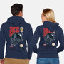 Super Xeno Alien-Unisex-Zip-Up-Sweatshirt-Arinesart