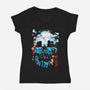 Night In Astoria-Womens-V-Neck-Tee-Arinesart