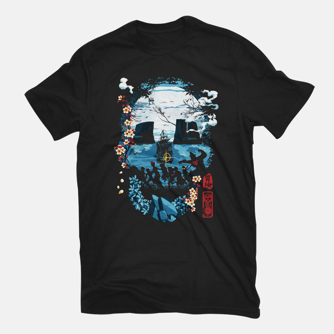 Night In Astoria-Womens-Fitted-Tee-Arinesart